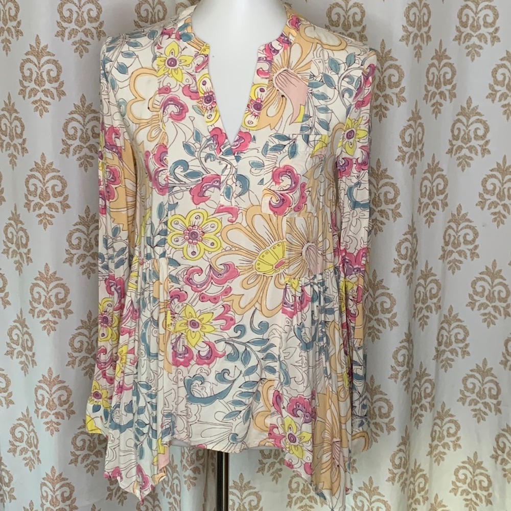 Maeve pastel floral tunic 2